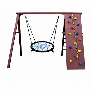 Спортивно-игровой комплекс Kampfer - Rocky, качели-гнездо большое синее (Kampfer, Rocky_Гнездо большое синее)